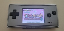 Silver Nintendo Gameboy Micro console with 9 games & Official UK Power Supply