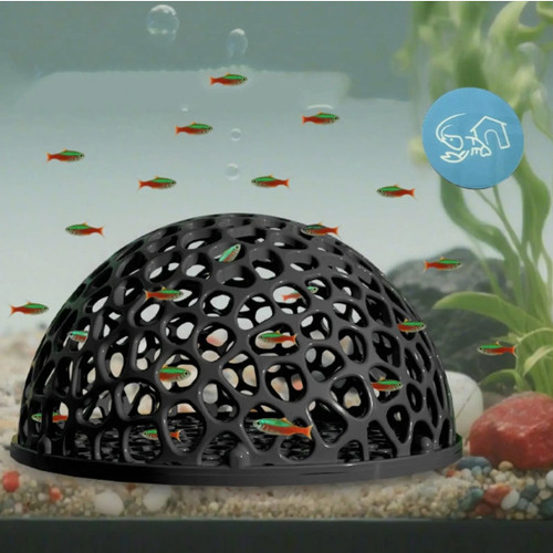 Shrimp breeding cave - cave, tank