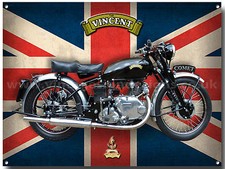 VINCENT COMET MOTORCYCLE METAL
