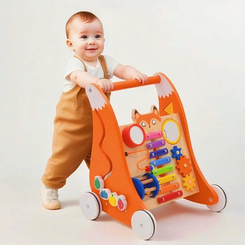 Baby walker wooden push - 1,
