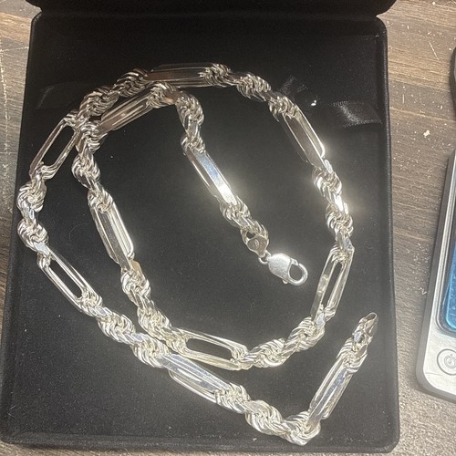 Men figarope chain real - men's,