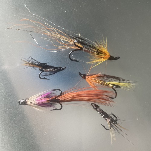 Joblot salmon fishing flies - salmon,