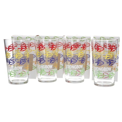 Strongbow pint glasses new - pint,