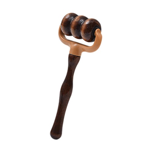 Wooden massage roller feet - wooden,