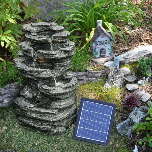 Solar rock cascading - solar,