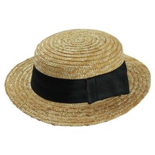 QUALITY STRAW BOATER HAT