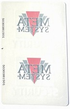 Meta Car Alarm Window Stickers