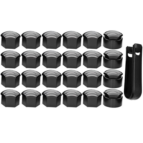 24x 17mm black wheel - 17mm,