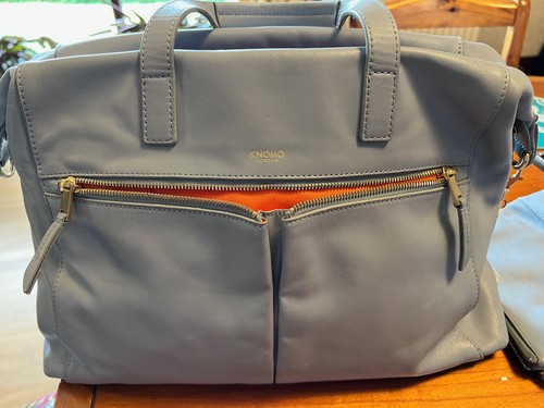 Knomo blue leather - knomo, brief