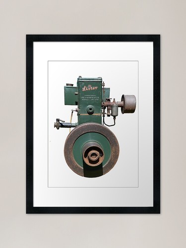 The lister framed art print - the,