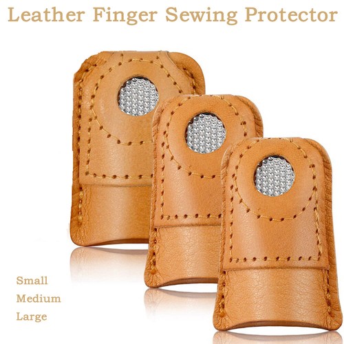 Leather thimbles dressmaker - leather,