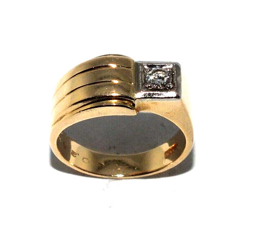 Gents mens 18ct yellow - gents/mens,