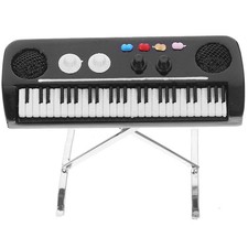 1 Set Paper Synthesizer Model Mini Electronic Keyboard Ornament Desktop Decor