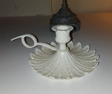 Vintage Cream Enamelled Leaf