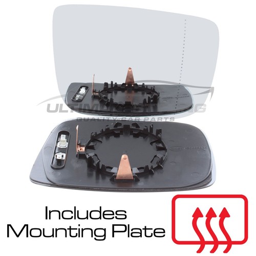 Wing door mirror glass volvo - mirror,