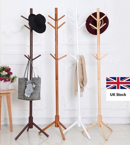 Wooden coat rack clothes stand - wooden,