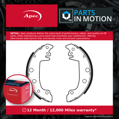 Brake shoes set fits - shoes,