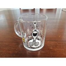Peanuts Glass Mug Unisex