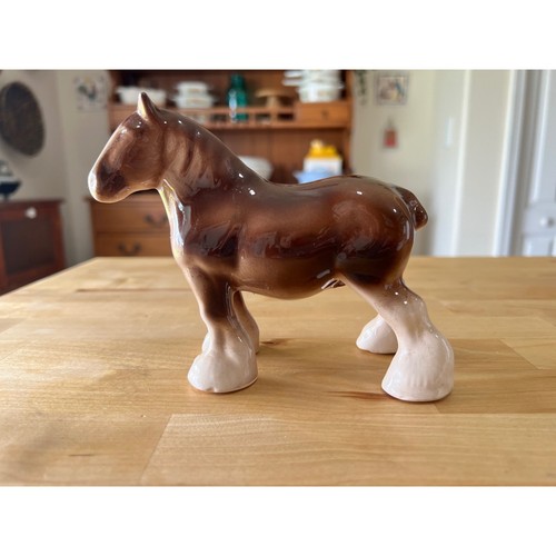 Vintage ceramic draft - vintage, horse