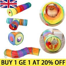 Pet Cat Tunnel Toy Rabbit Pop Up Tube Collapsible Design Puppy Kitten Play Toys