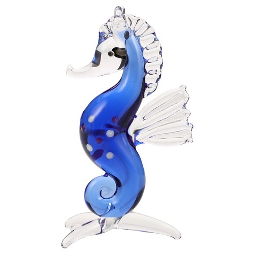 Blue crystal seahorse - blue,