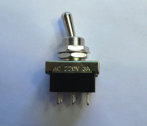 Chromed power toggle switch - chromed,