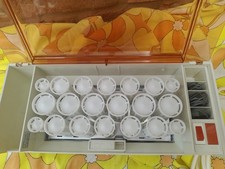 Clairol 3 Way Hairsetter Conditioning Heated Rollers Set of 20  +PINS