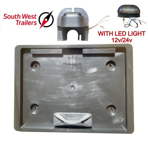 Square number plate - square,