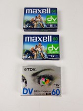 Lot of Maxell TDK Mini DV