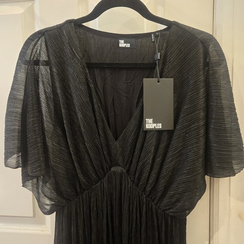 Nwt the kooples black lurex - black,