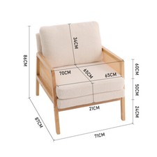 Scandinavian Wood Frame Fabric