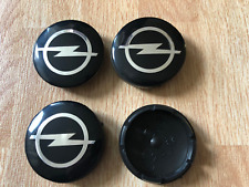 4X Opel Alloy Wheel Centre Cap Hub Center Caps 56mm 5.6cm Black / Silver UK