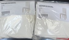Two IKEA Henriksdal Chair Cover Ivory 203.365.96 New