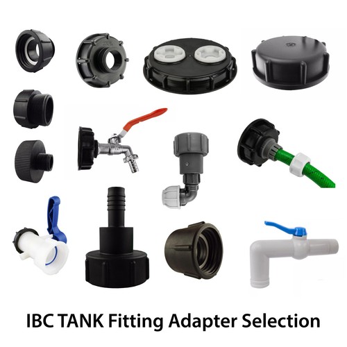 Ibc tank fitting adapter - ibc,
