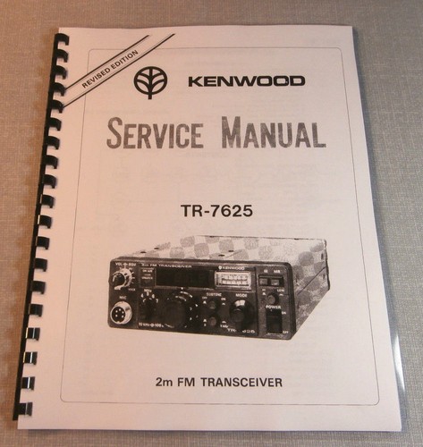 Kenwood 7625 service manual - tr-7625,