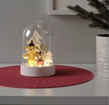 Ikea Strala LED Table Decoration with bear, tree and presents NEW 605.080.86