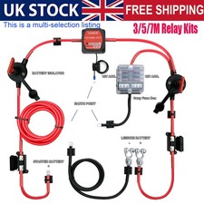 3/5/7M Split Charge Relay Kit Voltage Sensitive Camper Van Conversion Campervan