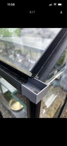 Greenhouse gutter end pieces - 2,