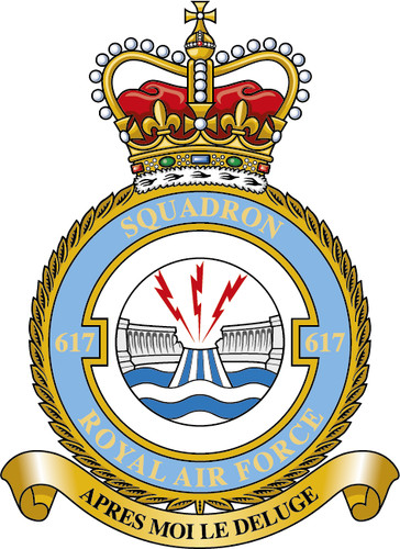 617 squadron raf badge - 617,