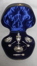 Antique Cased Cruet Set