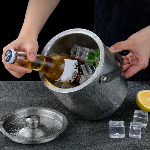 Stainless steel insulated ice - stainless,