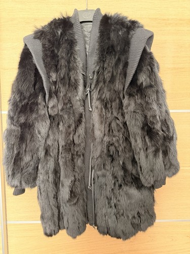 Vintage rabbit fur coat - vintage, uk