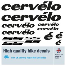 Cervelo S5 bike decals set