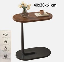 C-Shaped Compact Sofa Side End