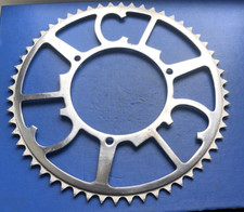 VINTAGE CHATER LEA 56 TOOTH CHROME CHAINRING,FOR 3/32" IN EXC CON-COULD BE NOS ?