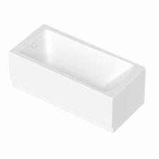 1500/1600/1700 Modern Bathroom Single Ended Wide Square Bath Bathtub Gloss White