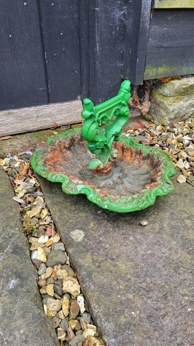 Cast iron outside - cast, scraper
