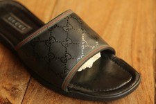 Gucci GG Monogram Black Rubber