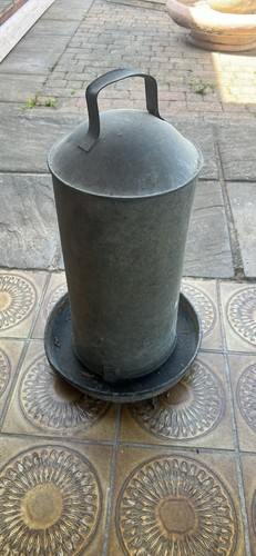 Vintage galvanised water - vintage,