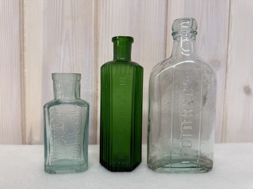 Vintage glass bottles - vintage,